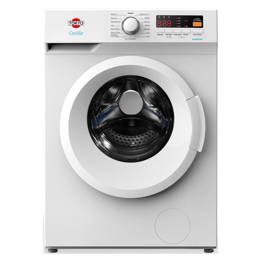 LAVARROPAS AUTOMATICO TOKYO CECILIA 8KG 1200RPM - INVERTER